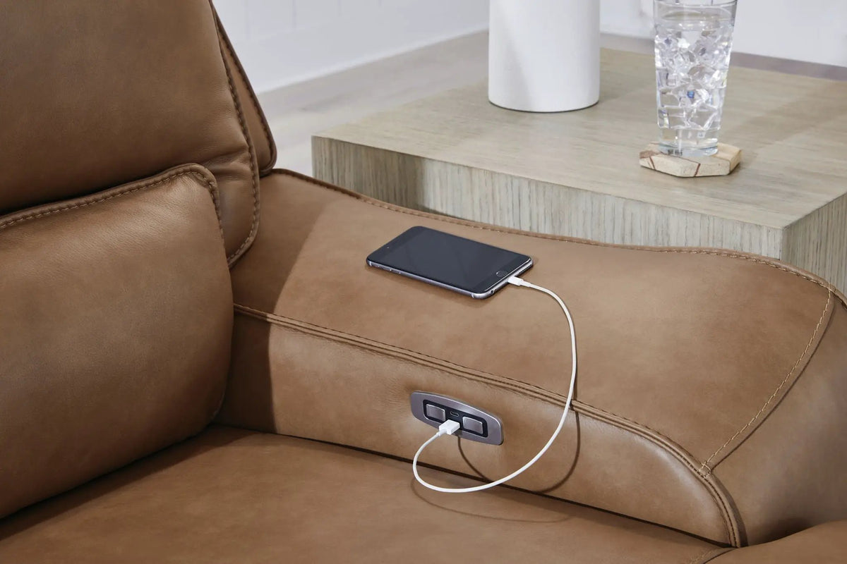 DeepWakes Power Reclining Sectional | Chaise Included | Ultra-Stylish Design | 130 Inch Length