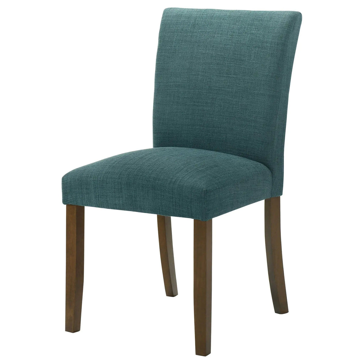Paxton Upholstered Dining Side Chair Teal Blue (Set of 2) | 19.5 x 23.75 x 36.75 in | Wood | Dining Room