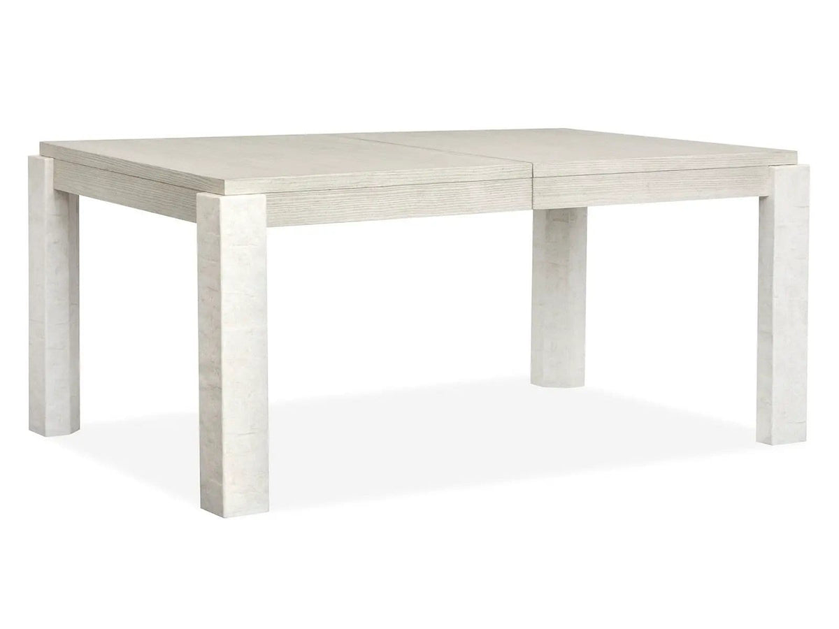 Lorelei Extendable Rectangular Dining Table Dining Tables with Extension | 44 x 68 x 29.75 in | Fabric & Mdf | Misty Cloud
