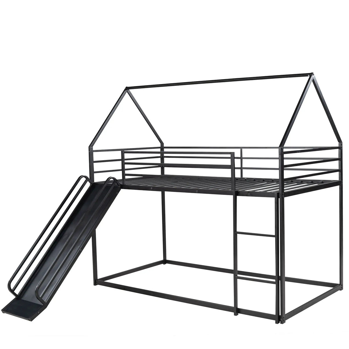 Bunk Bed | Playhouse Design | Built In Slide | Twin Over Twin