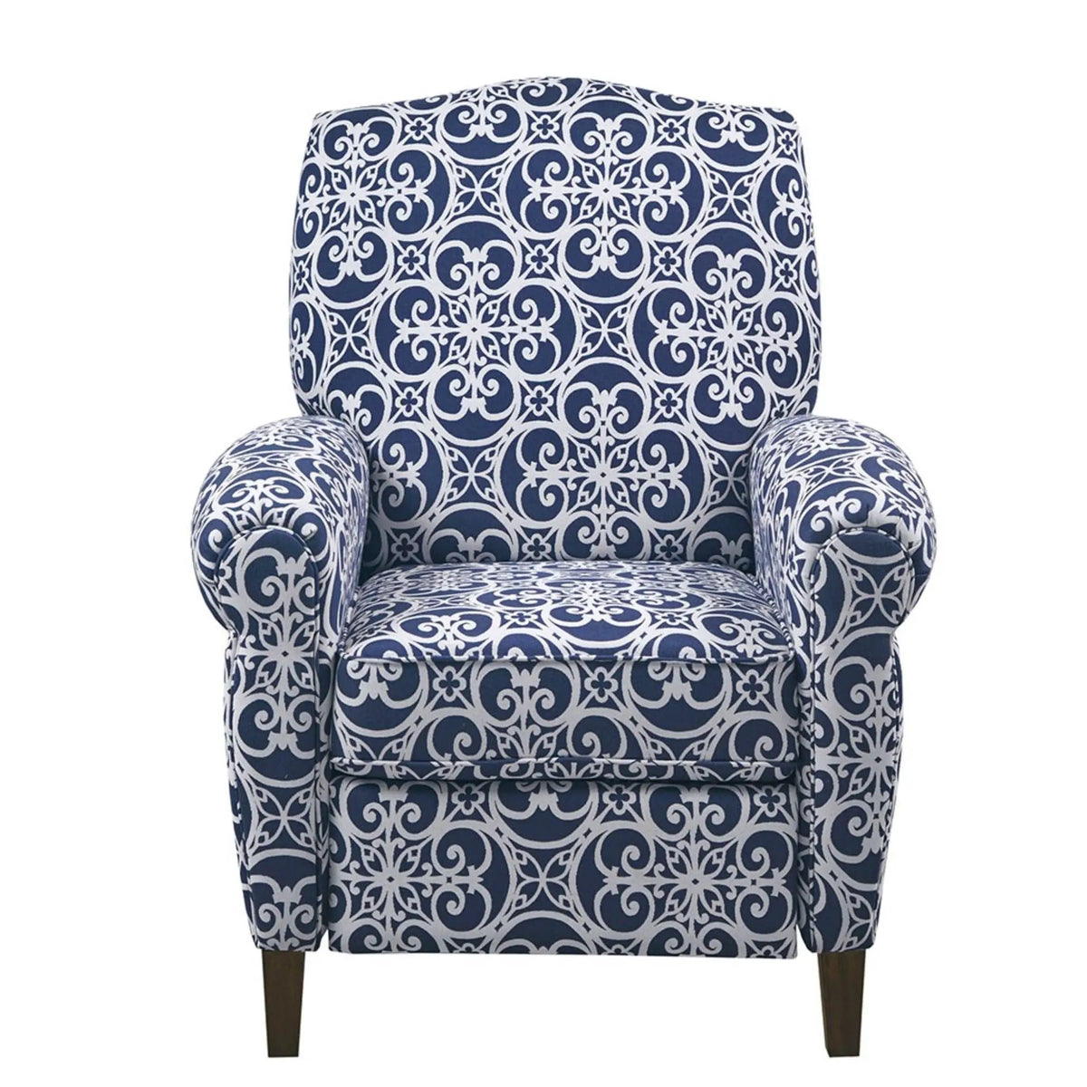 Kirby Transitional Push Back Recliner Chair | 300 Lb Capacity | High-Density Foam | No Tools Assembly