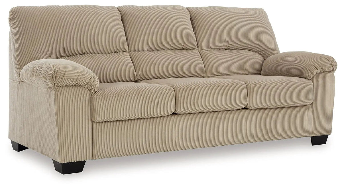 SimpleJoy Corduroy Sofa | Casual Contemporary Style | Super-Soft Fabric | 83 Inch Length