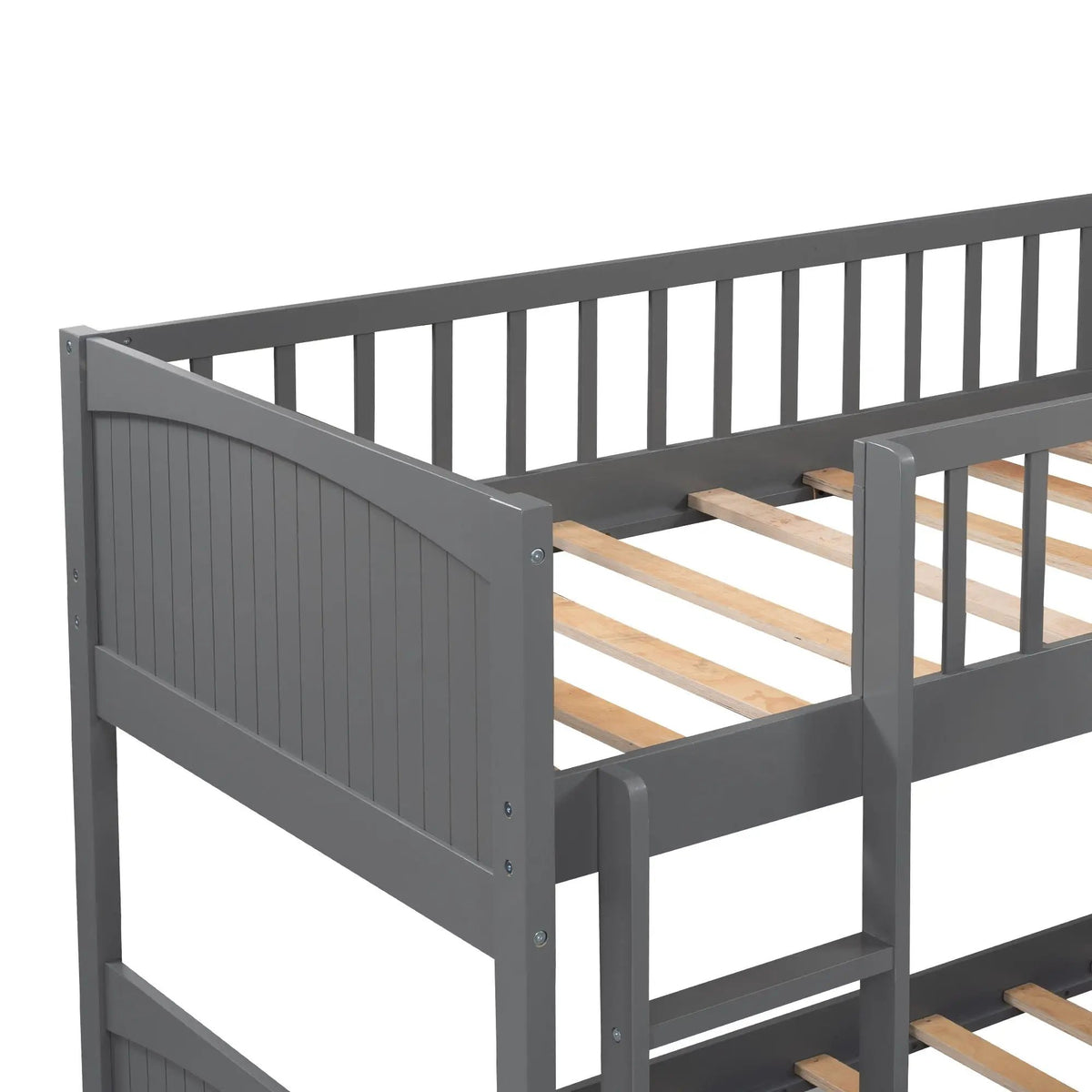 Bunk Bed With Loft | Sleeps 3 | Twin | 2 Underbed Drawers | Built In Stepladder