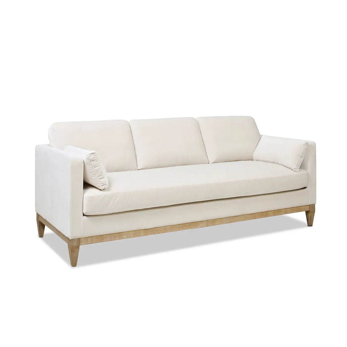 Knox Modern Farmhouse Sofa | Feather-Down Wrapped Cushions | Reversible Cushions | 84 Inch Length