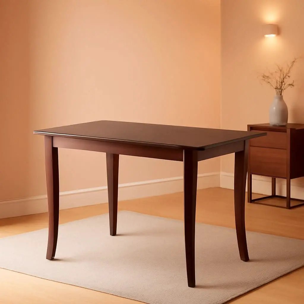 Inglewood Walnut Dining Table 47.24In Long 29.53In Wide from PriceLows™