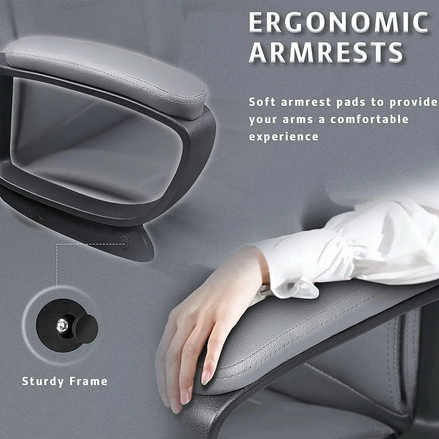 Ergonomic High Back Office Chair For Long Seating, Big Tall from PriceLows™