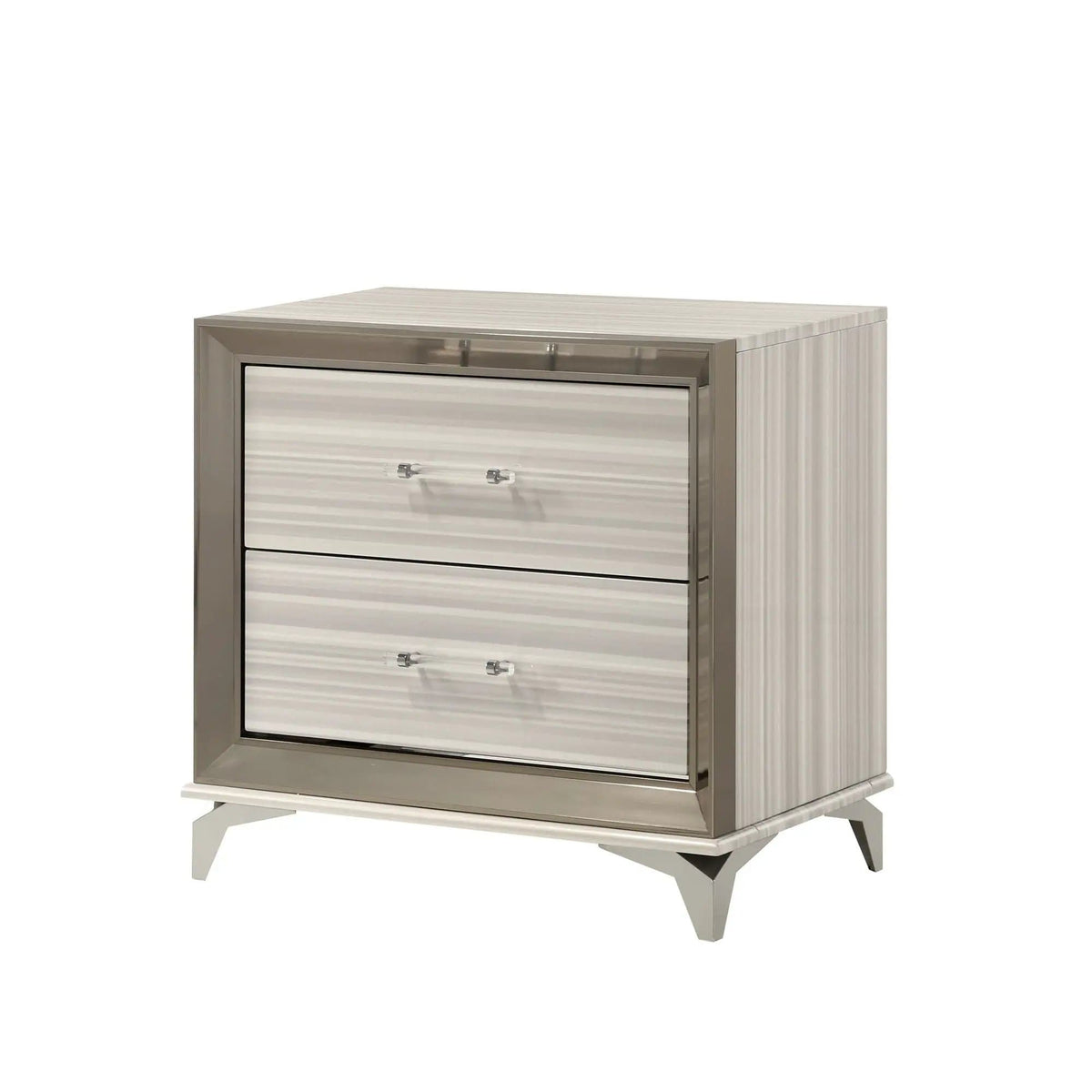 Star 5 Pieces Bedroom Set Modern Design With LED | 5-Piece Set | Solid Wood | Bedroom