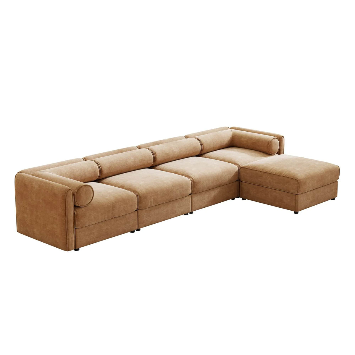 Contemporary Elegant Sofa With Storage And Ottoman 2 Piece Living Room Set | 2 Piece Living Room Set | Living Room Furniture | Living Room