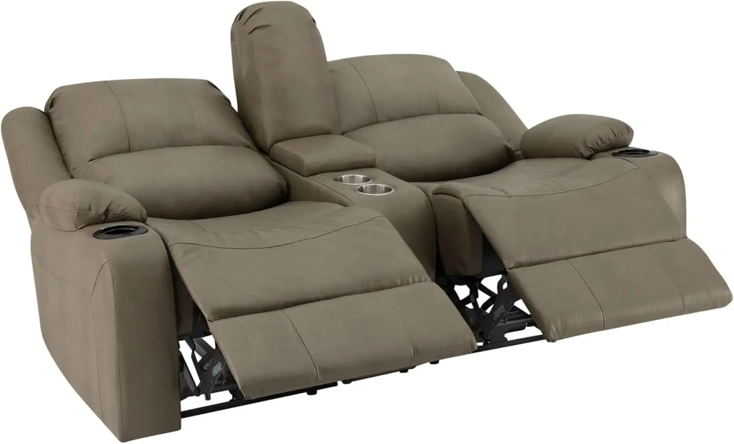 67 Inch Putty Powered RV Wall Hugger Recliner Sofa from PriceLows™