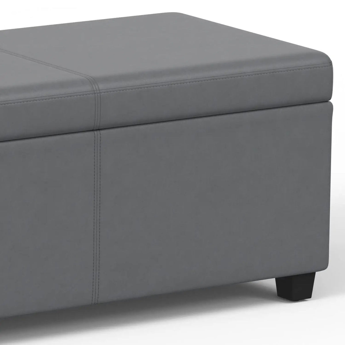 Storage Ottoman Bench | Solid Wood Frame | High Density Foam