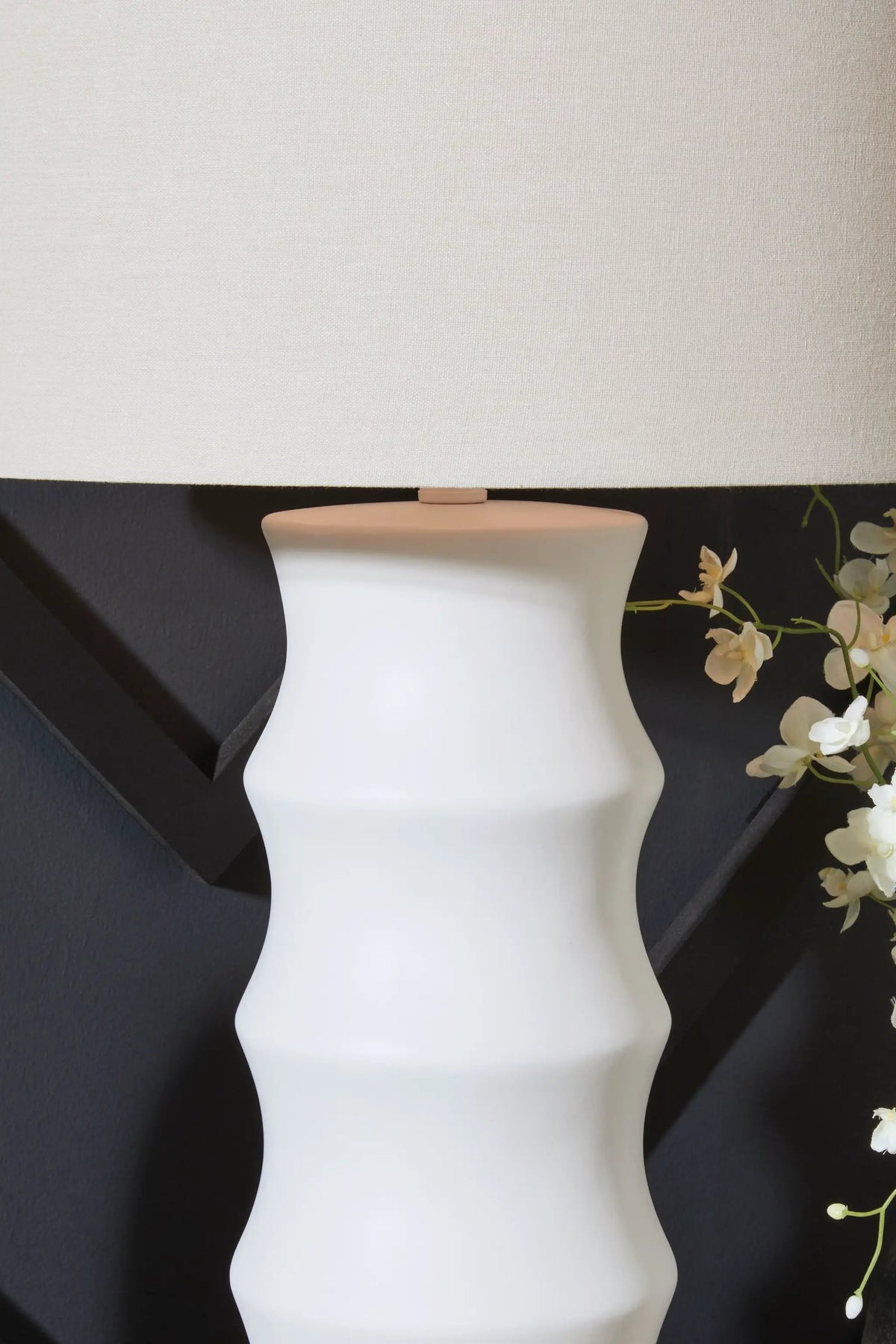 Veraleigh Poly Floor Lamp | 66 Inch Height | Scalloped Design | Fresh Finish
