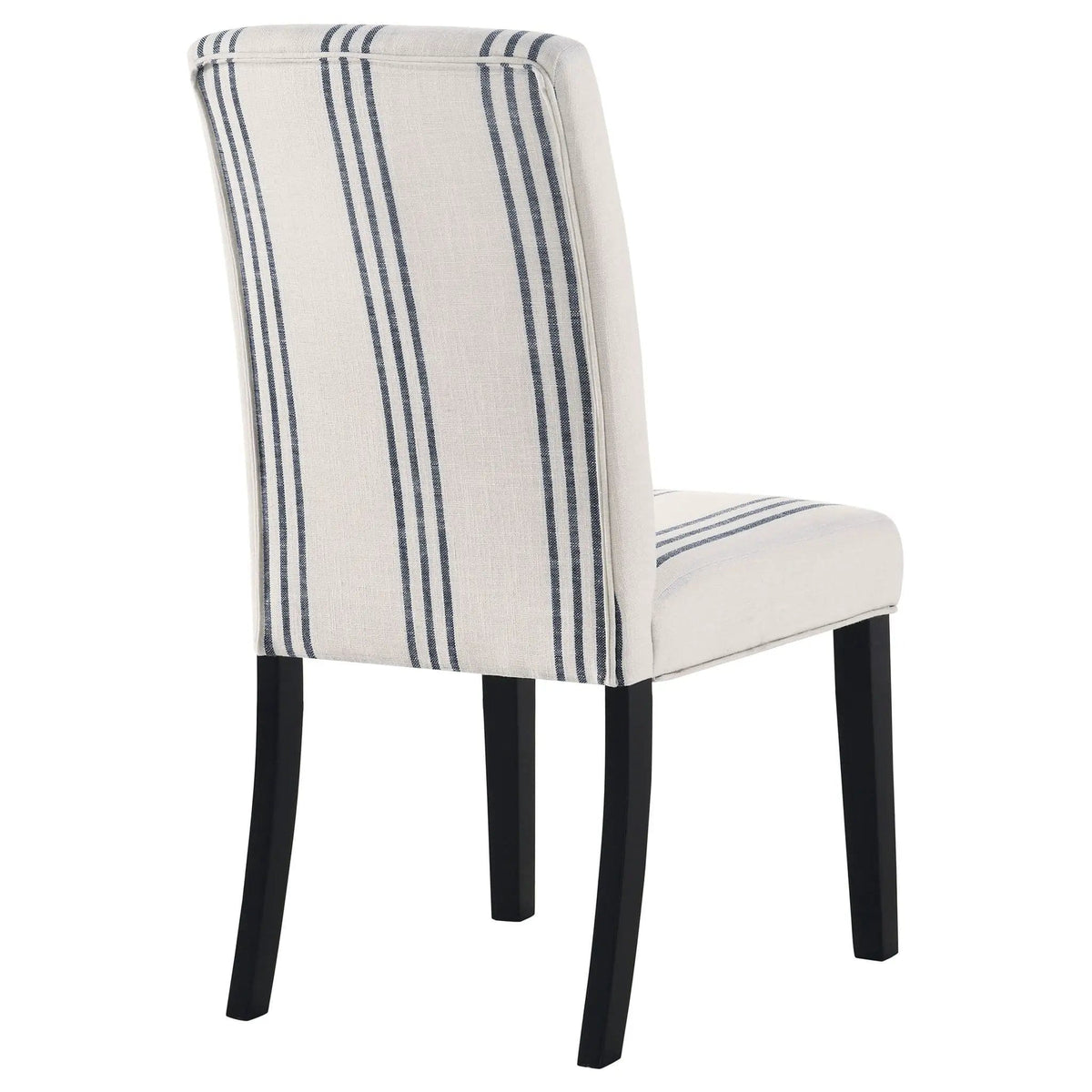 Herran Upholstered Dining Side Chair Beige (Set of 2) | 19.5 x 26 x 39.25 in | Rubberwood & Linen | Dining Room