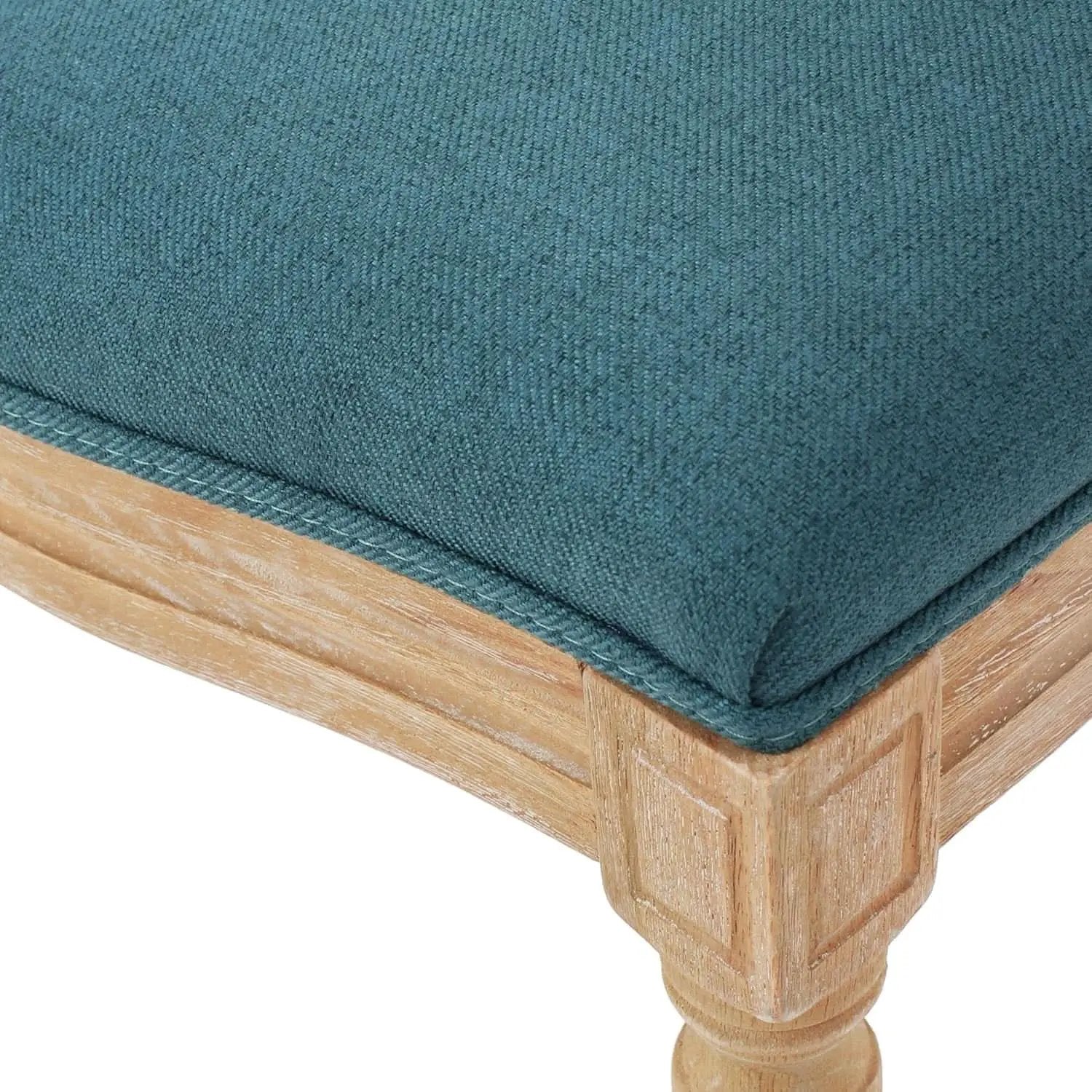 Phinnaeus Fabric Dining Chairs Set Dark Teal Two Piece from PriceLows™