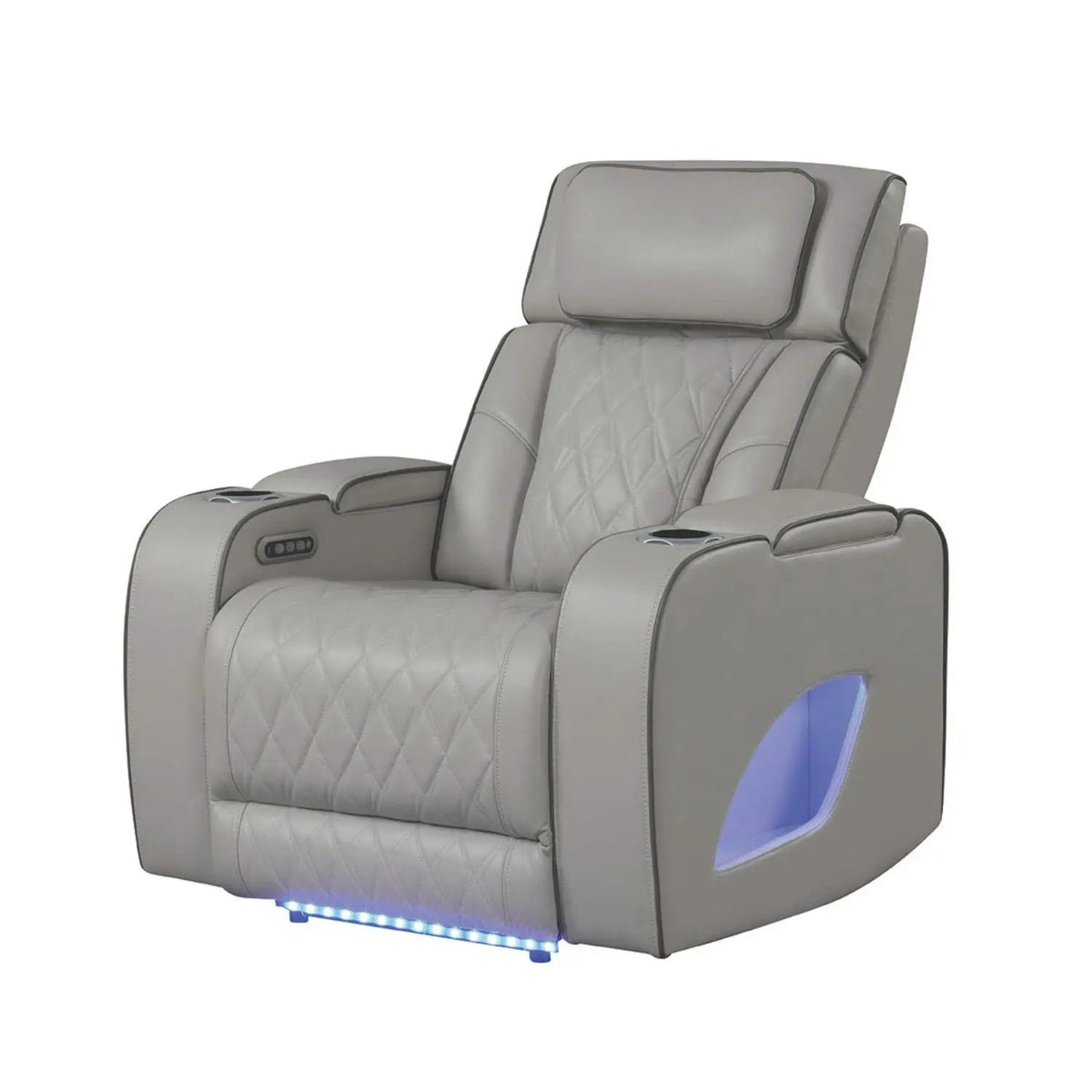 Power Reclining Chair | Vibrating Massage | LED Lighting