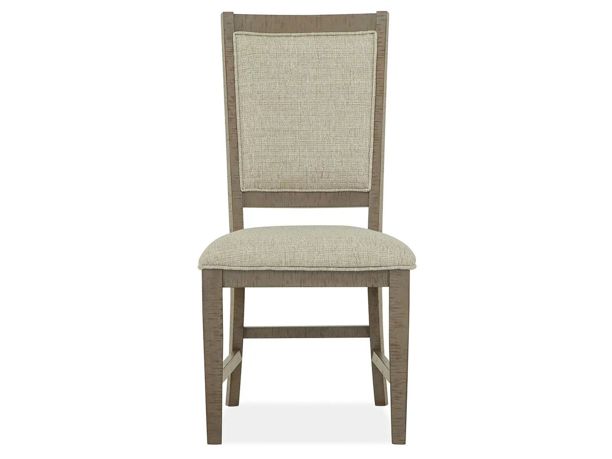 Paxton Place Step Upholstered Side Chair (Set of 2) | 24 x 19.75 x 39.75 in | Veneer | Dovetail Gray