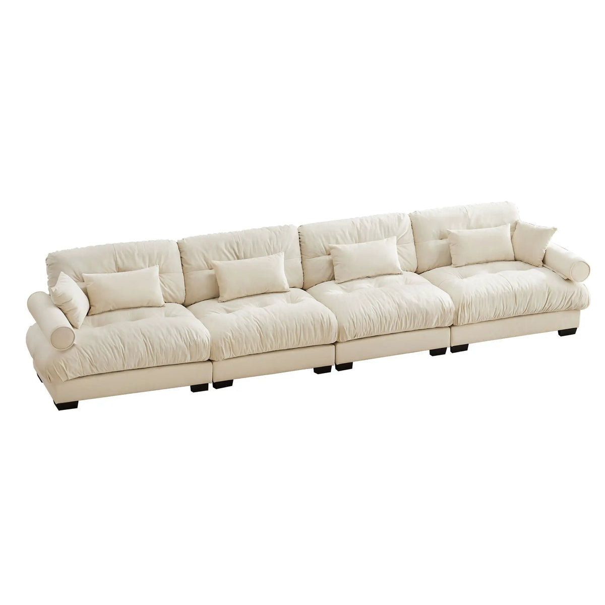 Sectional Sofa | Deep Seat Convertible | Modular Vintage | Oversized