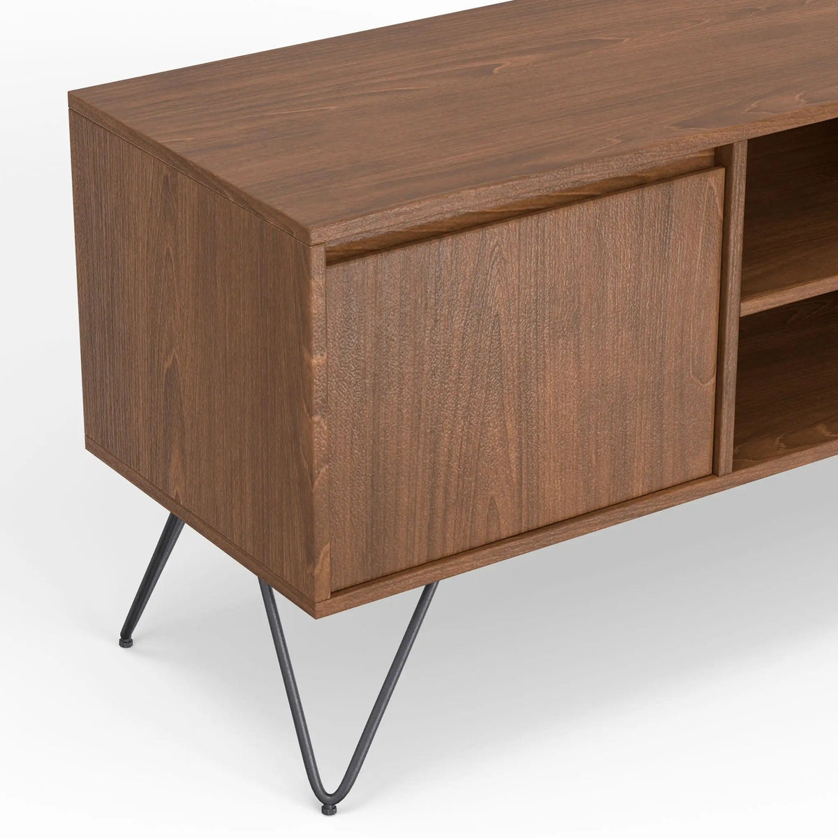 Hunter Handcrafted TV Media Stand | 3 Pieces | Iron & Metal | Living Room