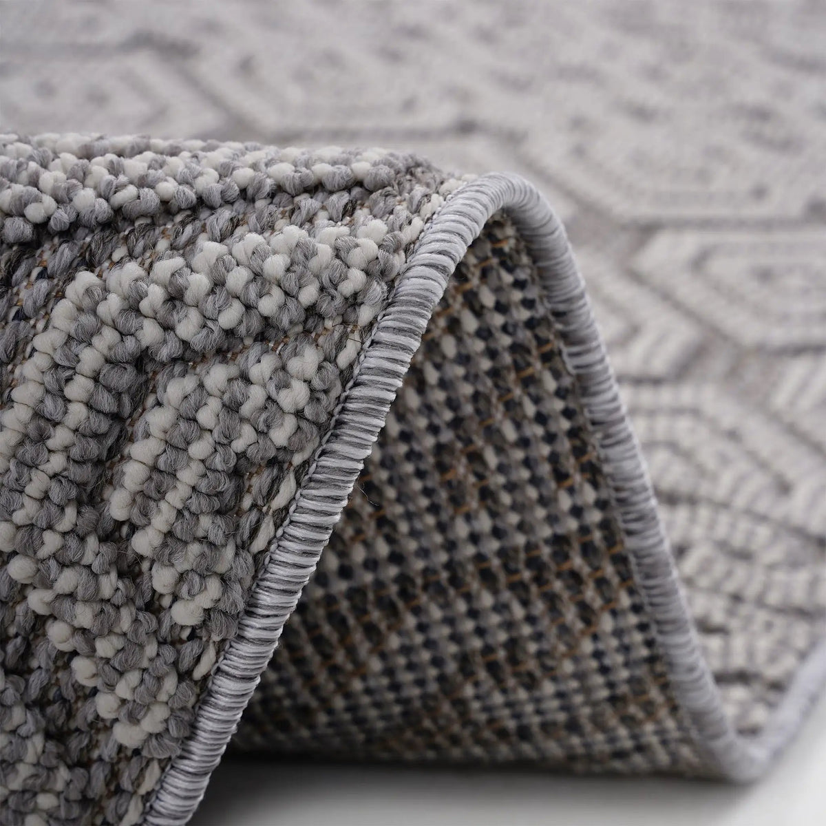Guros Geometric Indoor Outdoor Rug | 74 x 48 Inch | Stain Resistant | Non-Shedding