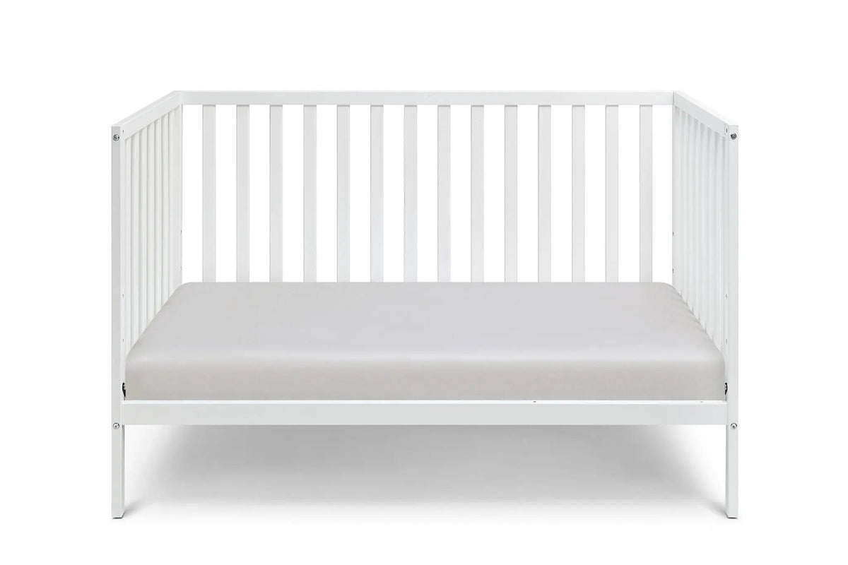 Palmer 3-In-1 Island Crib | Convertible To Toddler Bed And Daybed | Solid Wood Construction | Soft Color