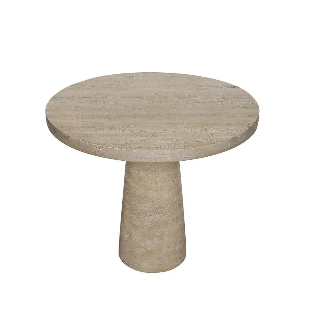 Round Pedestal Dining Table | 36 Inch Diameter | Magnesium Construction | Compact Size