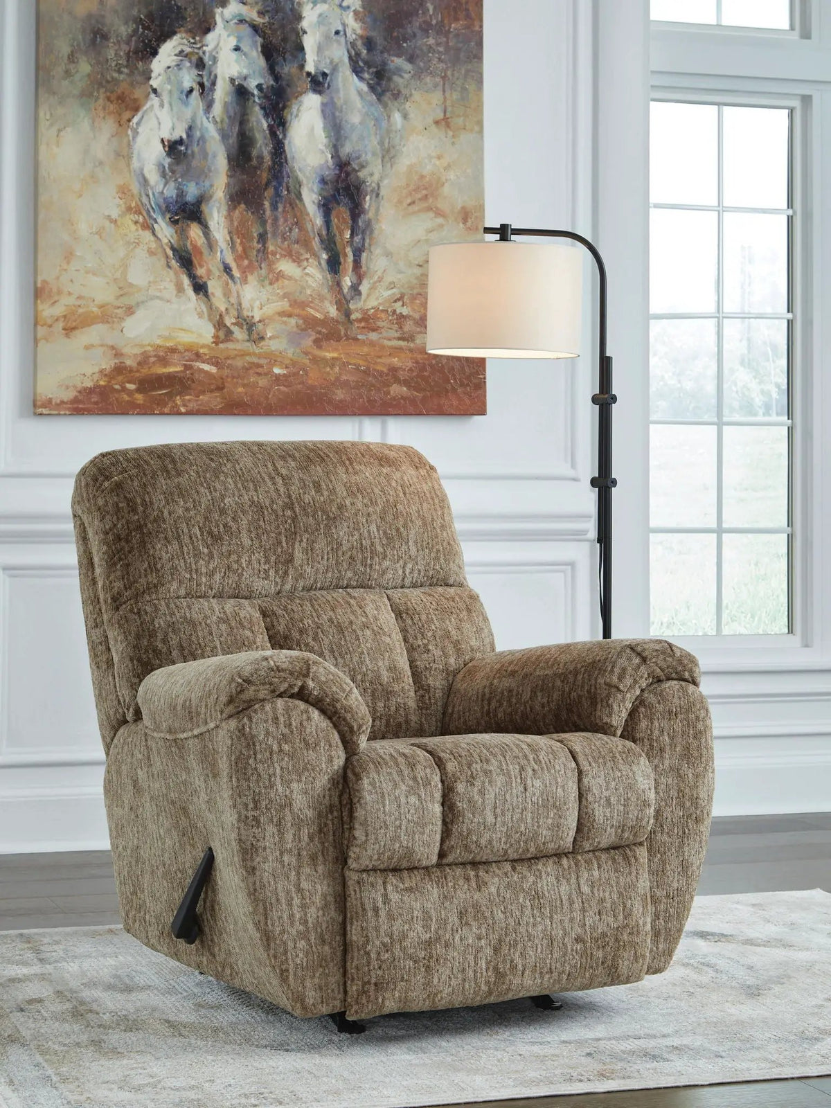 Stayfish Rocker Recliner | Plush Cushions | Pillow Top Armrests | 38 Inch Length