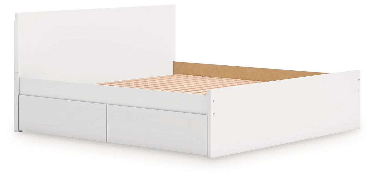 Onita Panel Platform Bed | Minimal Design | Ultra-Clean Lines | Easy-Elegant Solid Finish