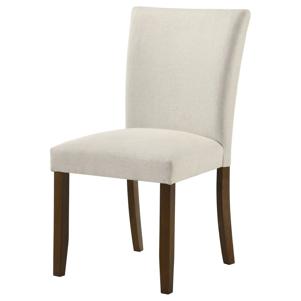 Paxton Upholstered Dining Side Chair Beige (Set of 2) | 19.5 x 23.75 x 36.75 in | Wood | Dining Room