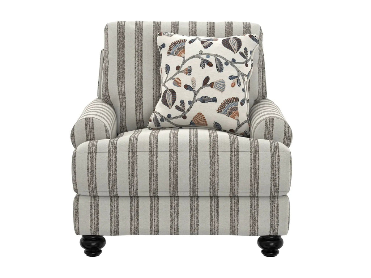 Marley Chair | 41 x 44 x 41 in | Polyester & Fabric | Mocha