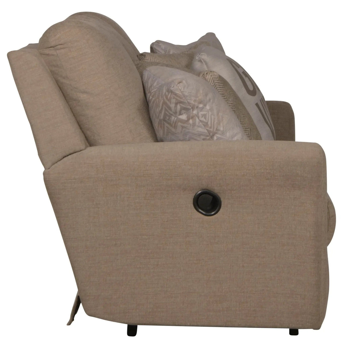 Calvin Reclining Sofa | 4 Pieces | Chenille & Fabric | Living Room