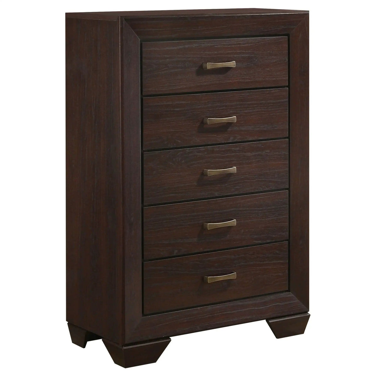 Kauffman 5-drawer Bedroom Chest Dark Cocoa | 33 x 16.5 x 50.5 in | 5-Drawer | Bedroom
