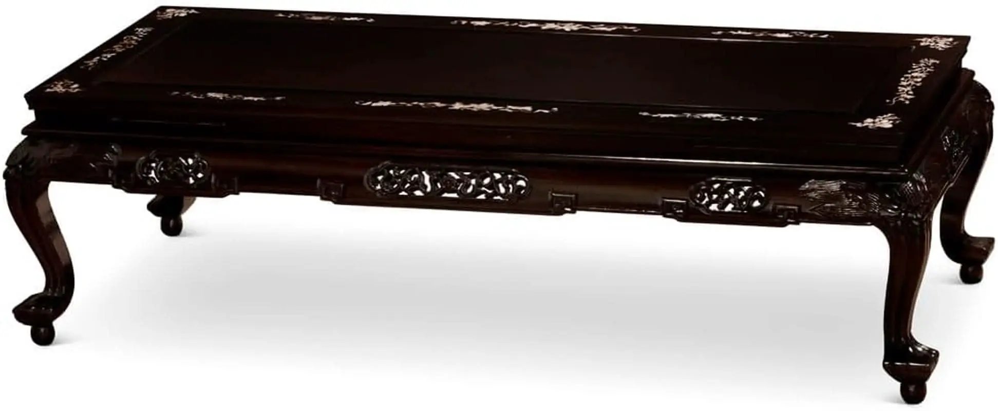 Dark Cherry Rosewood Mother Pearl Motif Living Room Set from PriceLows™