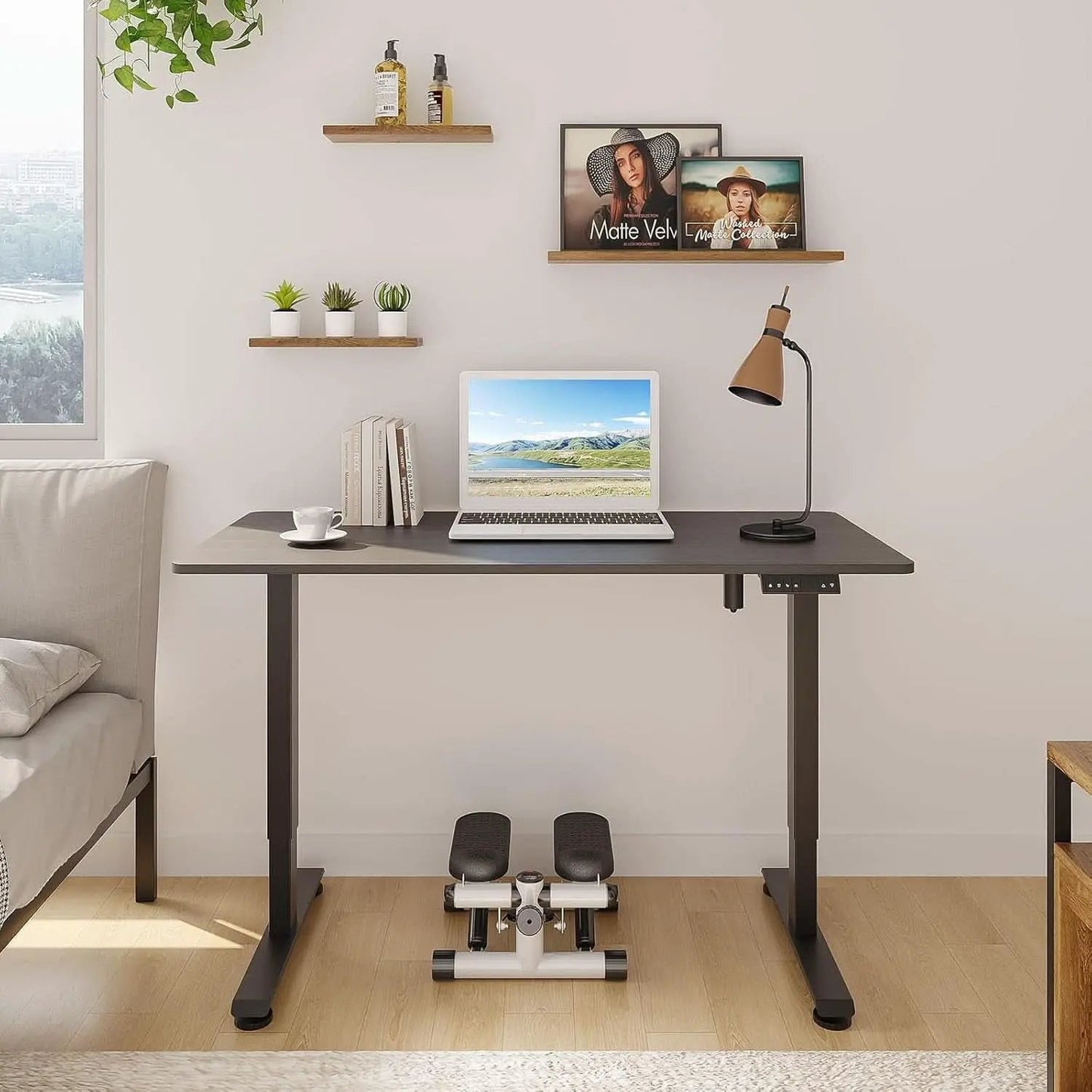 47.2 Inches Electric Standing Desk Height Adjustable from PriceLows™