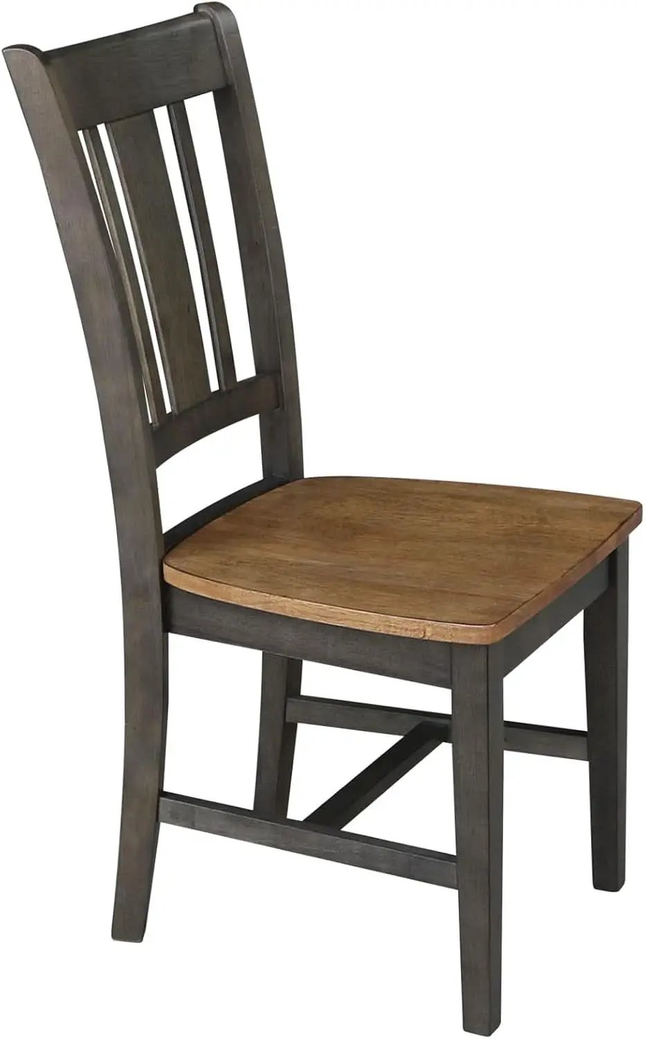 International Concepts Splatback Dining Chair Hickory Washed Coal from PriceLows™