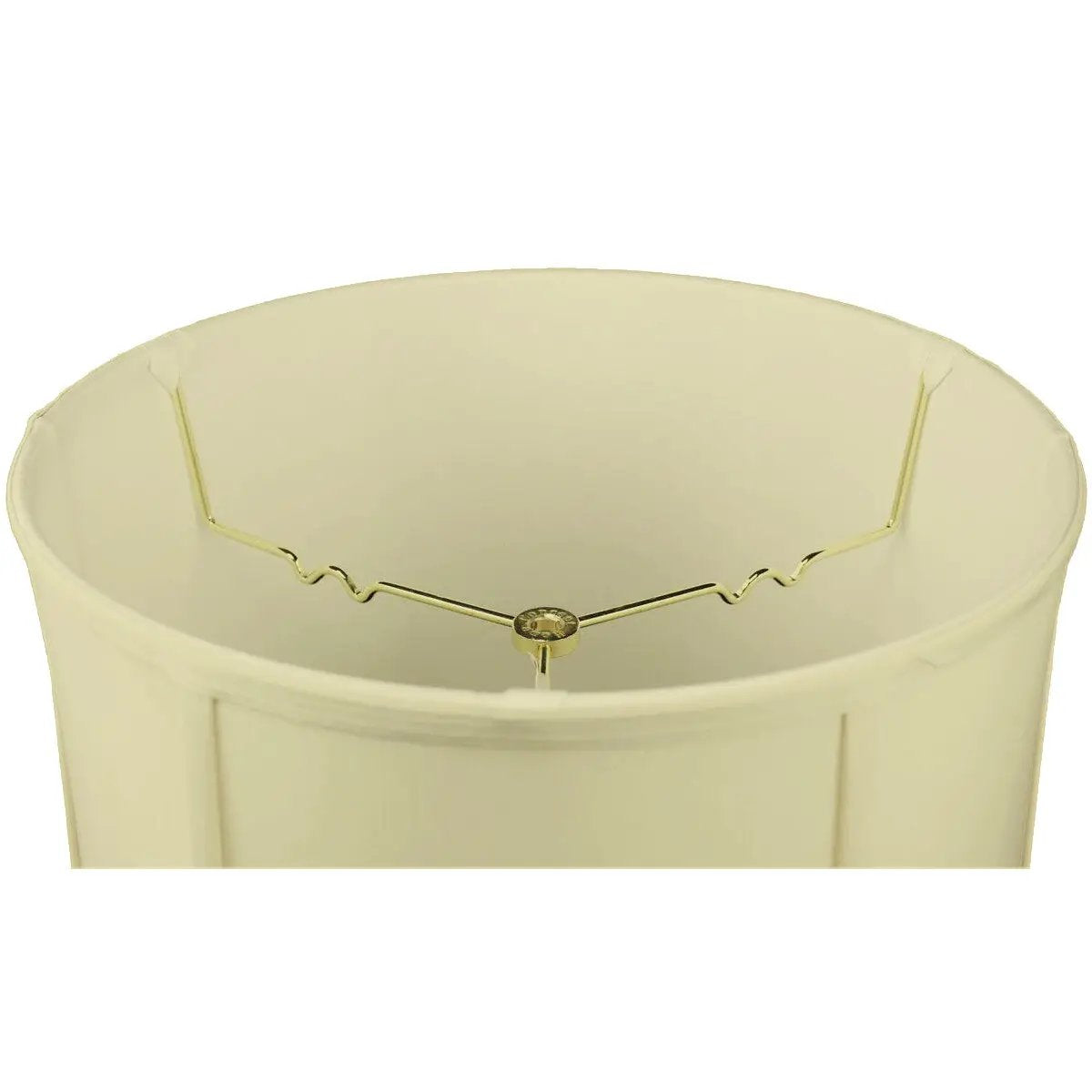 Large Cylinder Lampshade | 14x16x17 Inch | Premium Eggshell Shantung