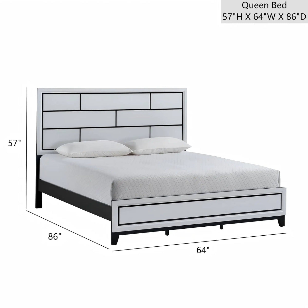 Glasgow Bed Frame With Durable Construction | 4 Pieces | Bedroom Furniture | Bedroom