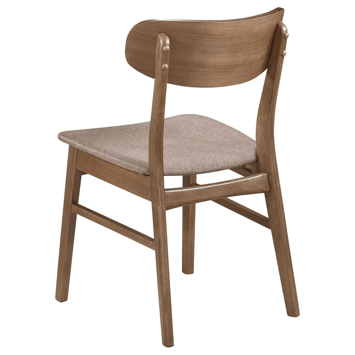 Dortch Dining Side Chair Walnut and Brown (Set of 2) | 18.5 x 21.5 x 30.75 in | Walnut & Wood | Dining Room