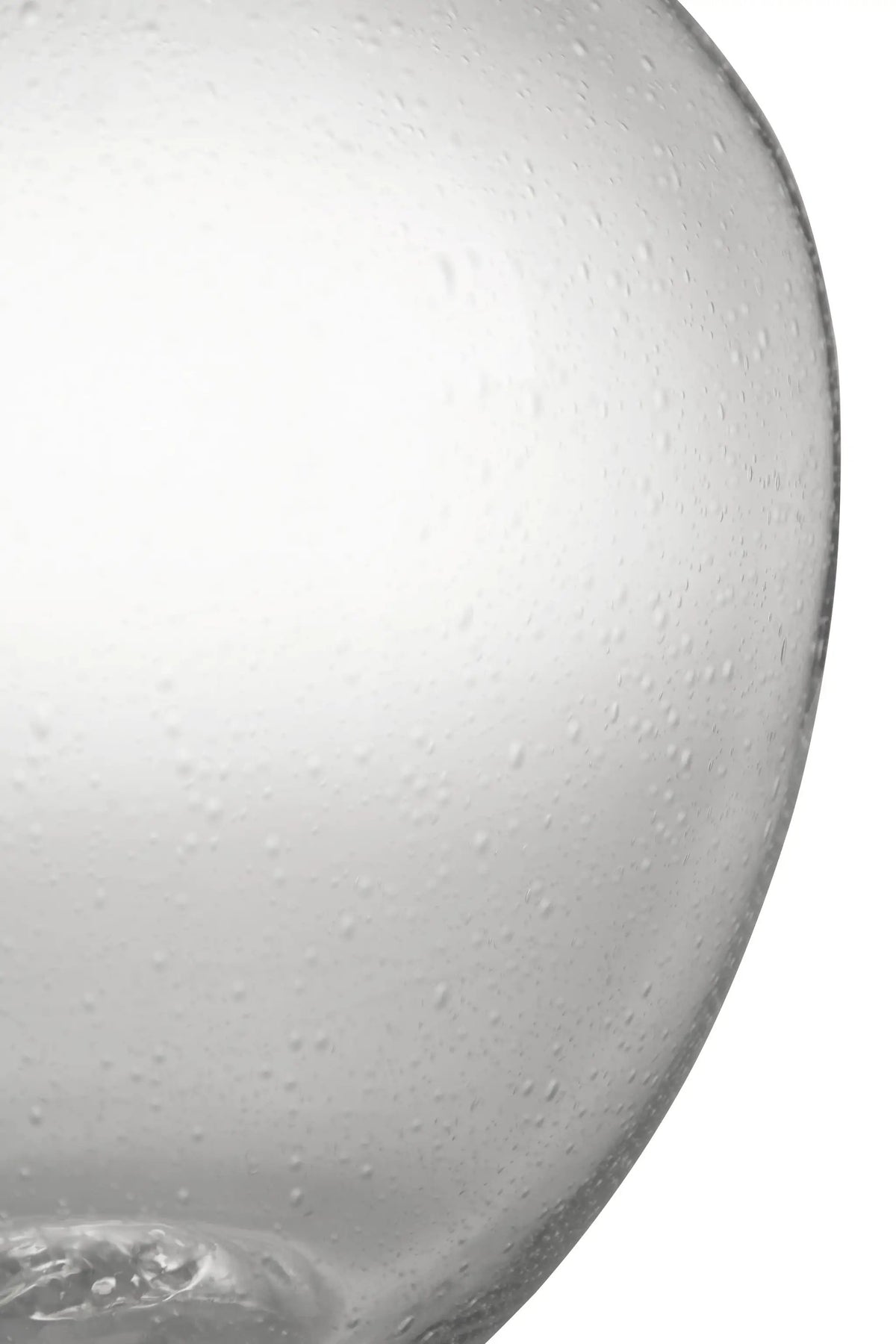 Kurthorne Clear Seeded Glass Vase | Weathered Beauty | Casual Charm | 9 Inch Height
