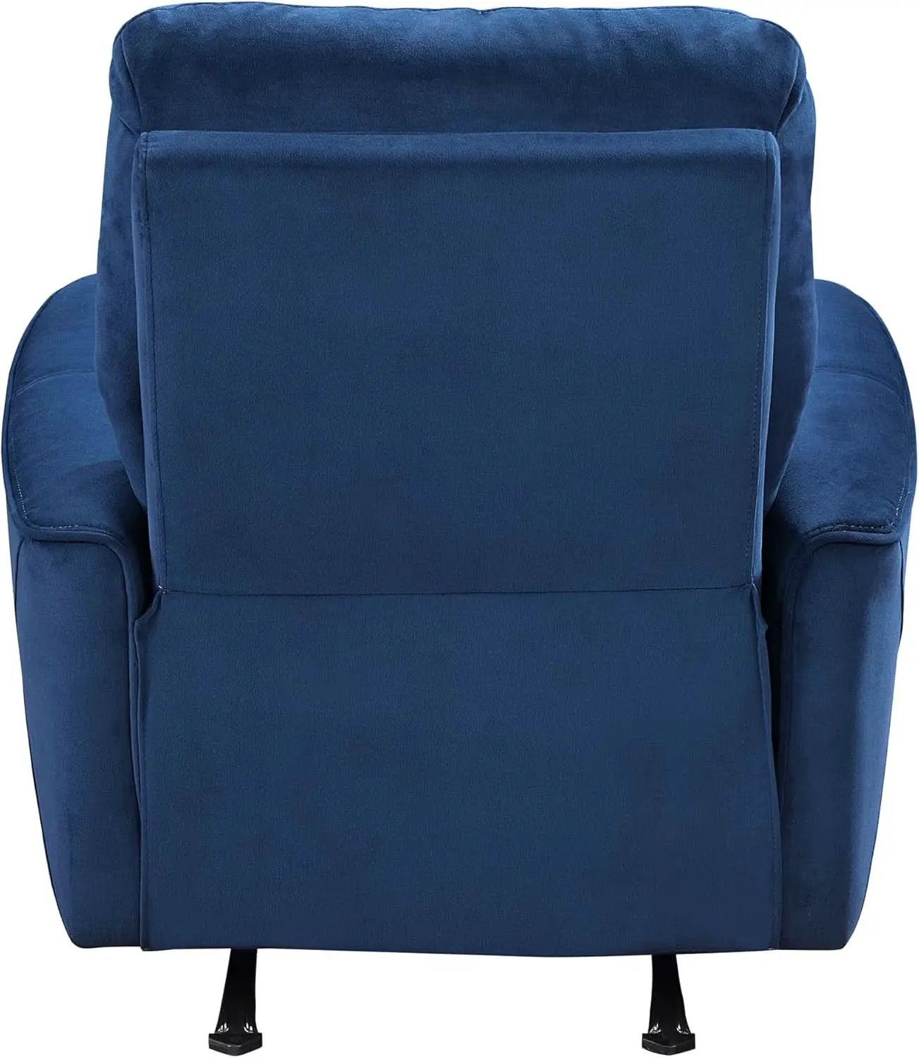 Navy Velvet Power Recliner Chair for Living Room Theater from PriceLows™