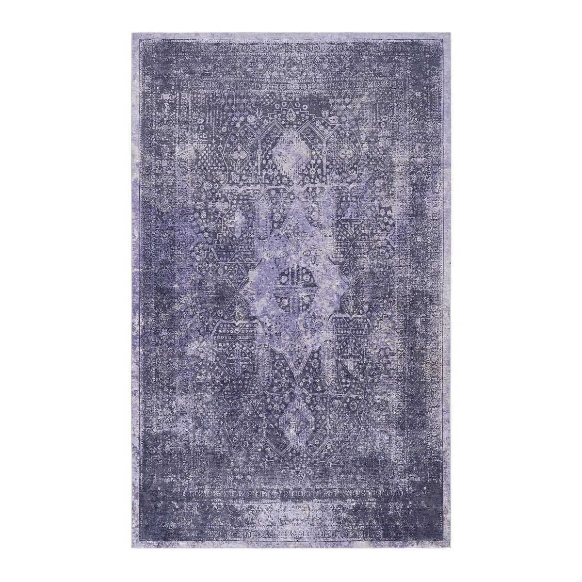 Maval Small Washable Area Rug | 36 x 24 Inch | Easy To Clean | Pet Friendly Design