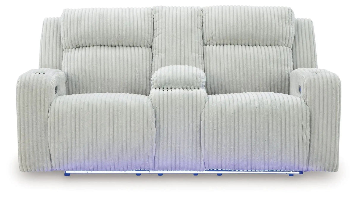 Forest Lake Power Reclining Loveseat With Console / Adj Headrest | 2 Pieces | Living Room Furniture | Living Room