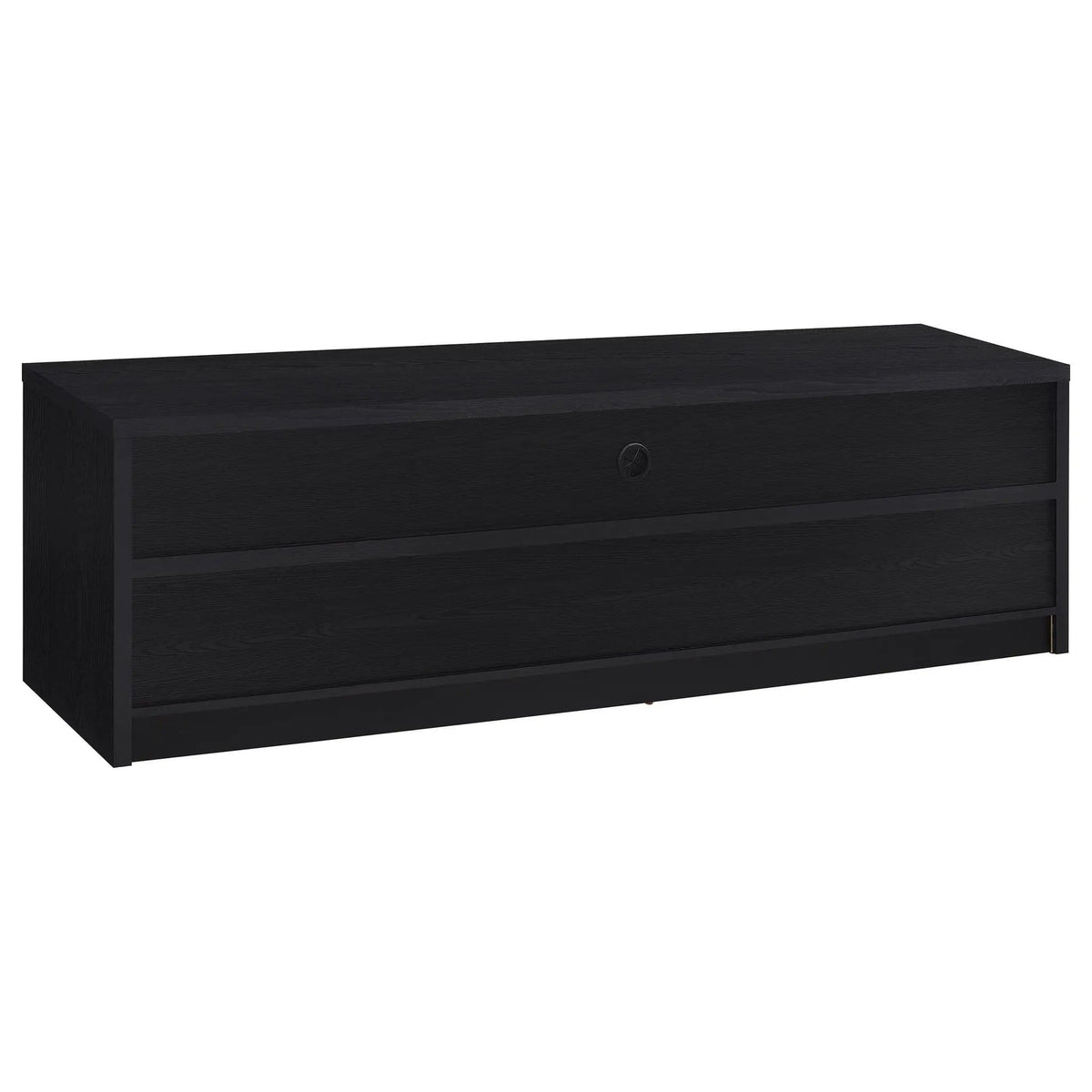 Rutland 78-inch 3-drawer TV Stand Media Console | 78 x 15.5 x 22 in | Engineered Wood & Veneer | Black