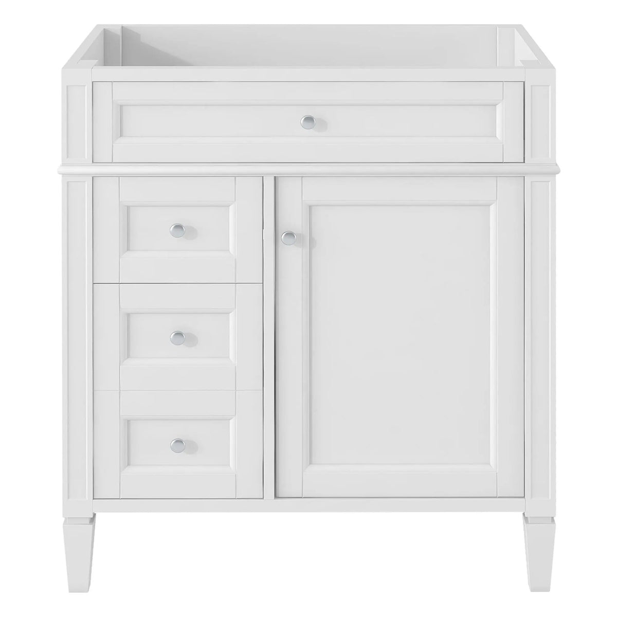 Bathroom Vanity | 3 Drawers | Blue Finish | Tip Out