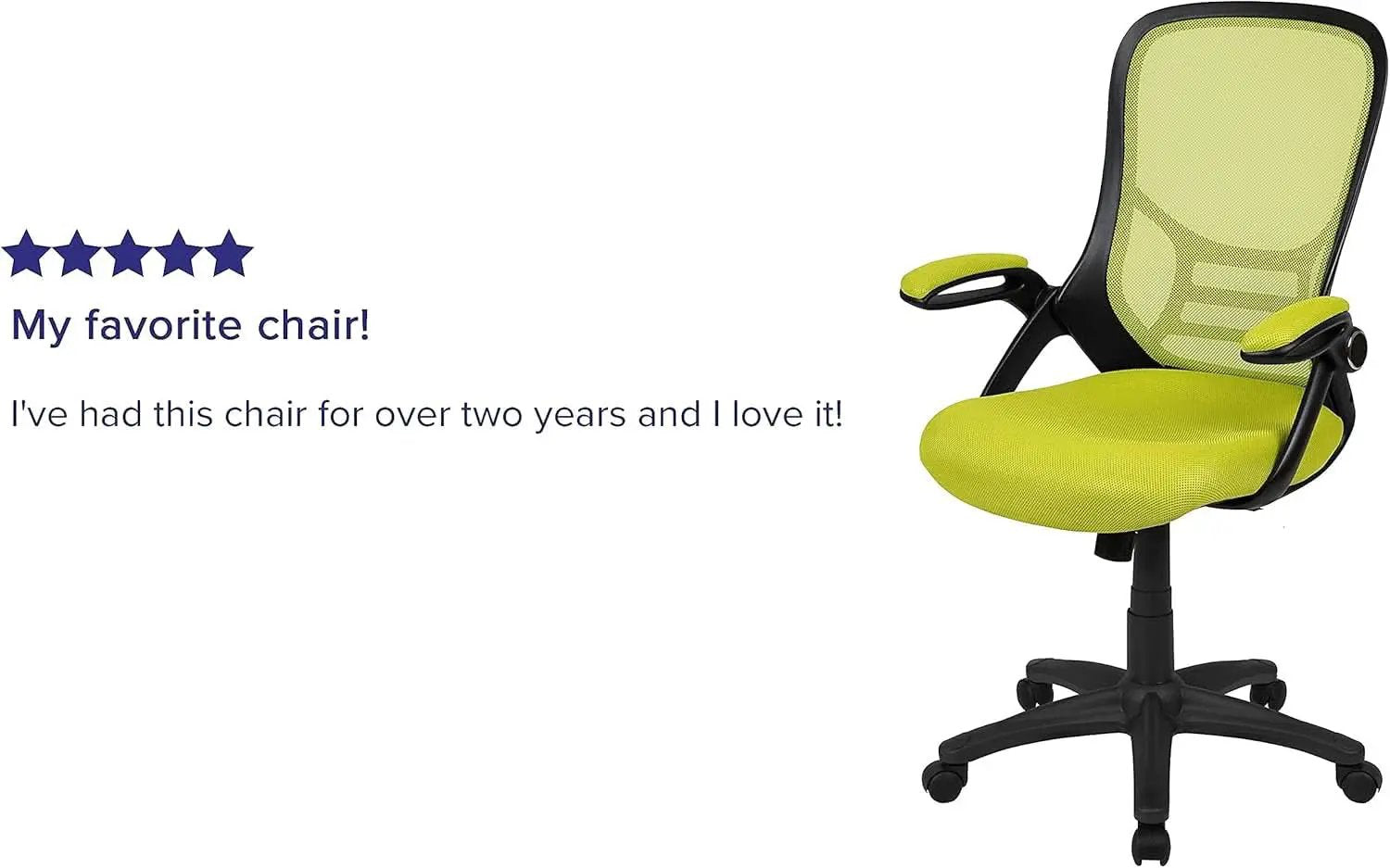Ergonomic Mesh Back Office Chair Lumbar Support Black Green from PriceLows™
