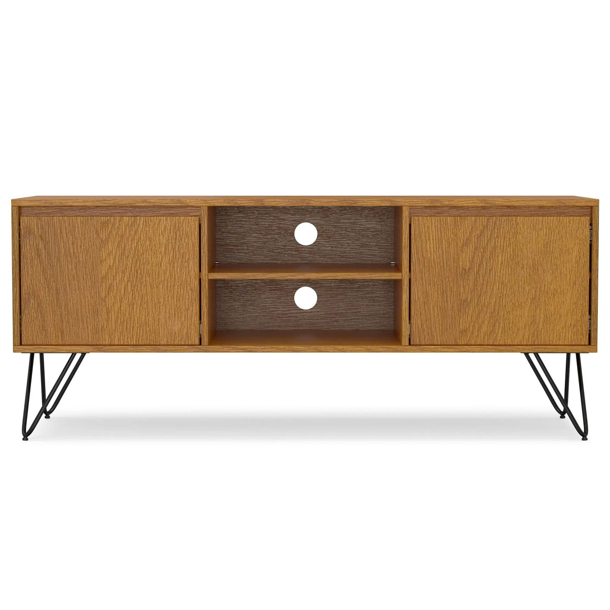 Hunter Handcrafted TV Media Stand | 3 Pieces | Iron & Metal | Living Room
