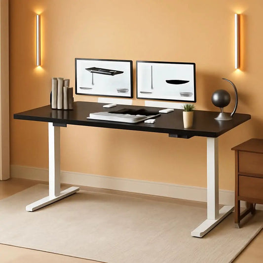 Electric Standing Desk With Memory Controller 55x28 Inches from PriceLows™