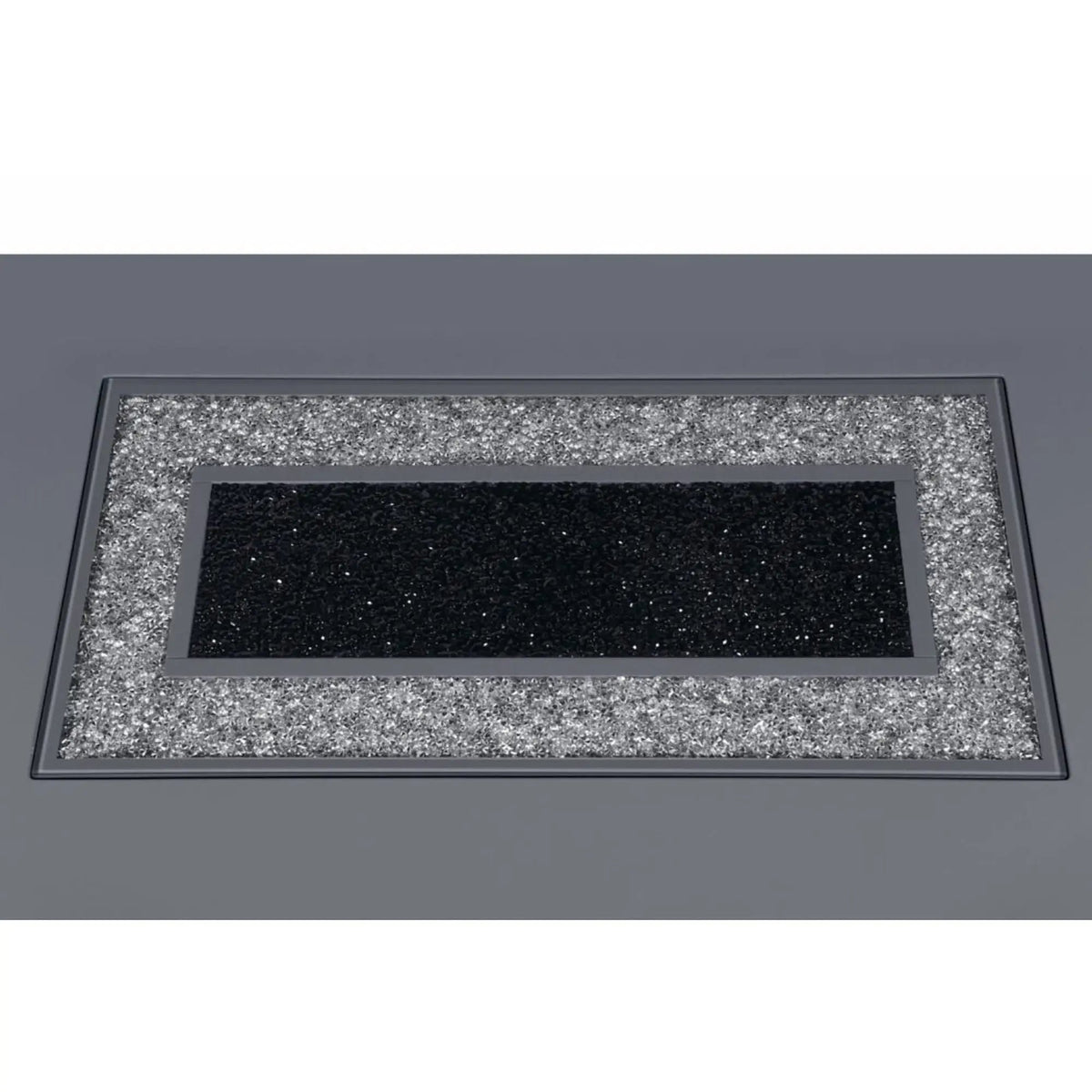 Ariya Bar Table | 47 Inch Square | Pedestal Base | Glass And Acrylic