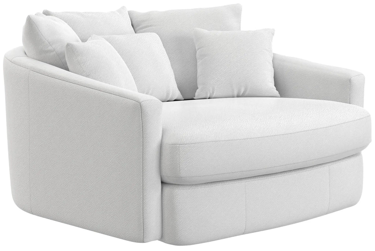 Matty Round Accent Cuddle Chaise | 3 Pieces | Living Room Furniture | Living Room