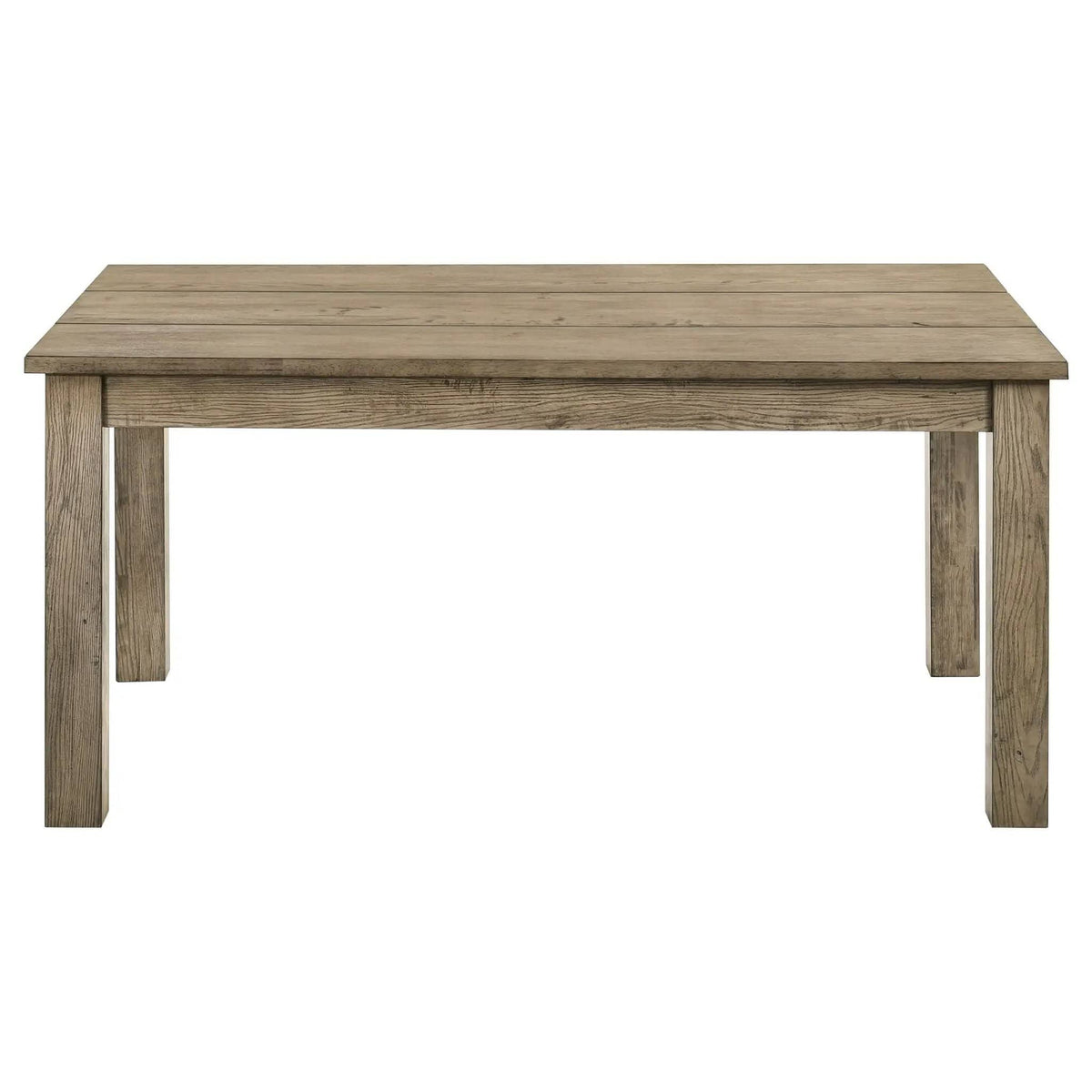 Cardova 87-inch Solid Wood Extension Dining Table Vineyard | 63 x 39.25 x 30 in | Solid Wood & Rubberwood | Oak