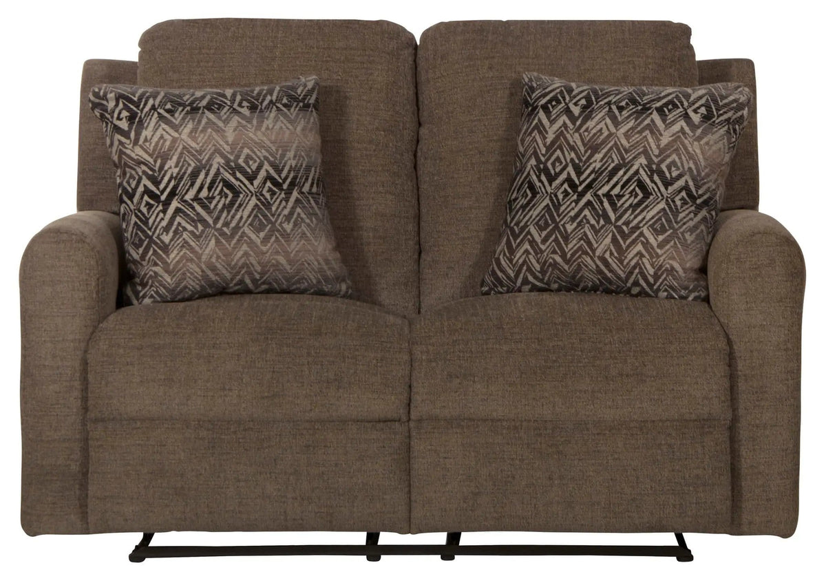Calvin Reclining Loveseat | 4 Pieces | Chenille & Fabric | Living Room