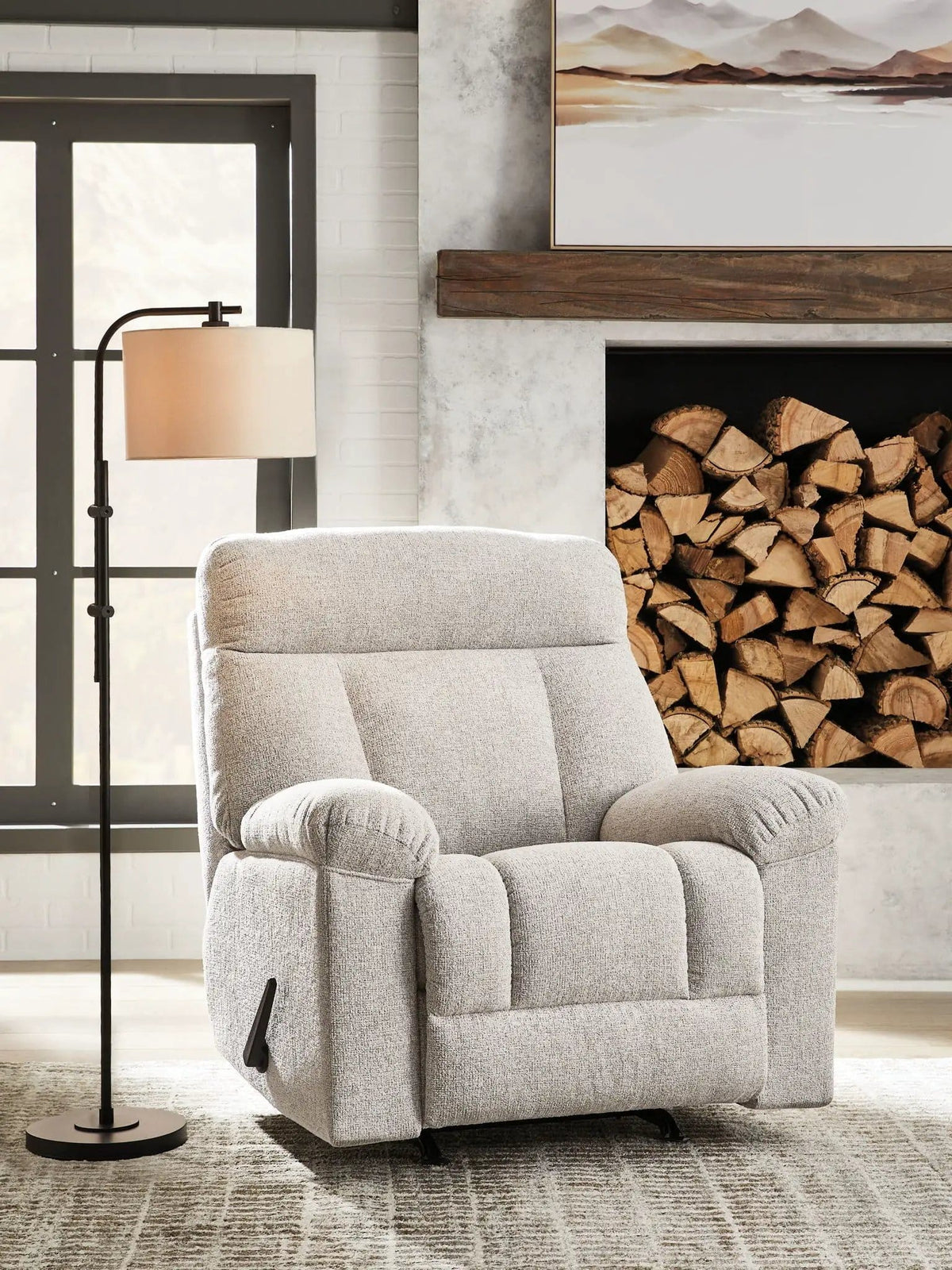Hoyne Park Rocker Recliner Rocker Chair | 2 Pieces | Fabric | Living Room